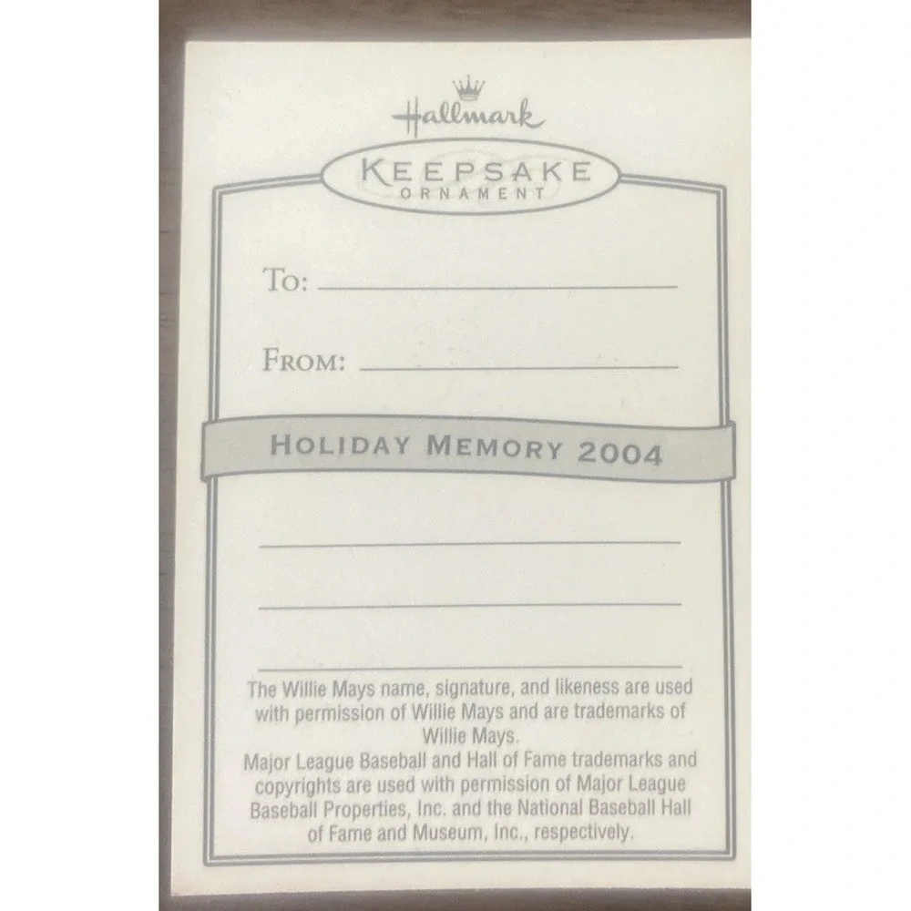 Hallmark shipping decoration